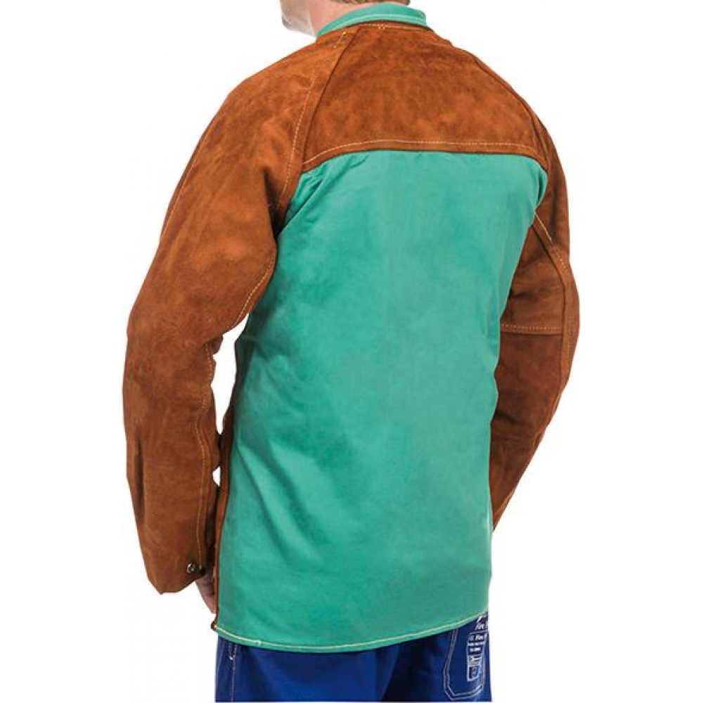 Schweißerlederjacke Lava Brown, leicht Nr. 44-7300 Gr.2XL,44-7300Weldas