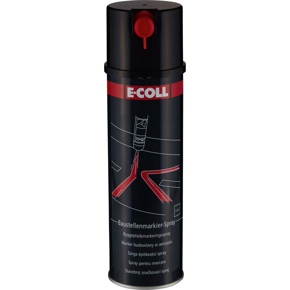 Baustellenmarkierspray EE 500ml schwarz E-COLL