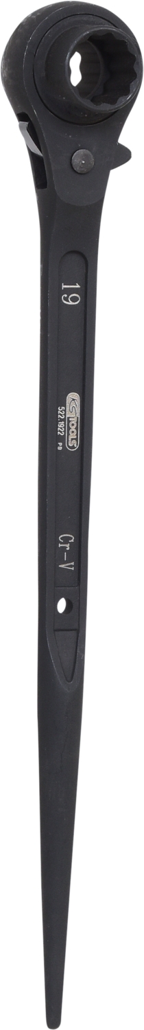 KSTOOLS Gerüstbauschlüssel, umschaltbar, 19x22mm