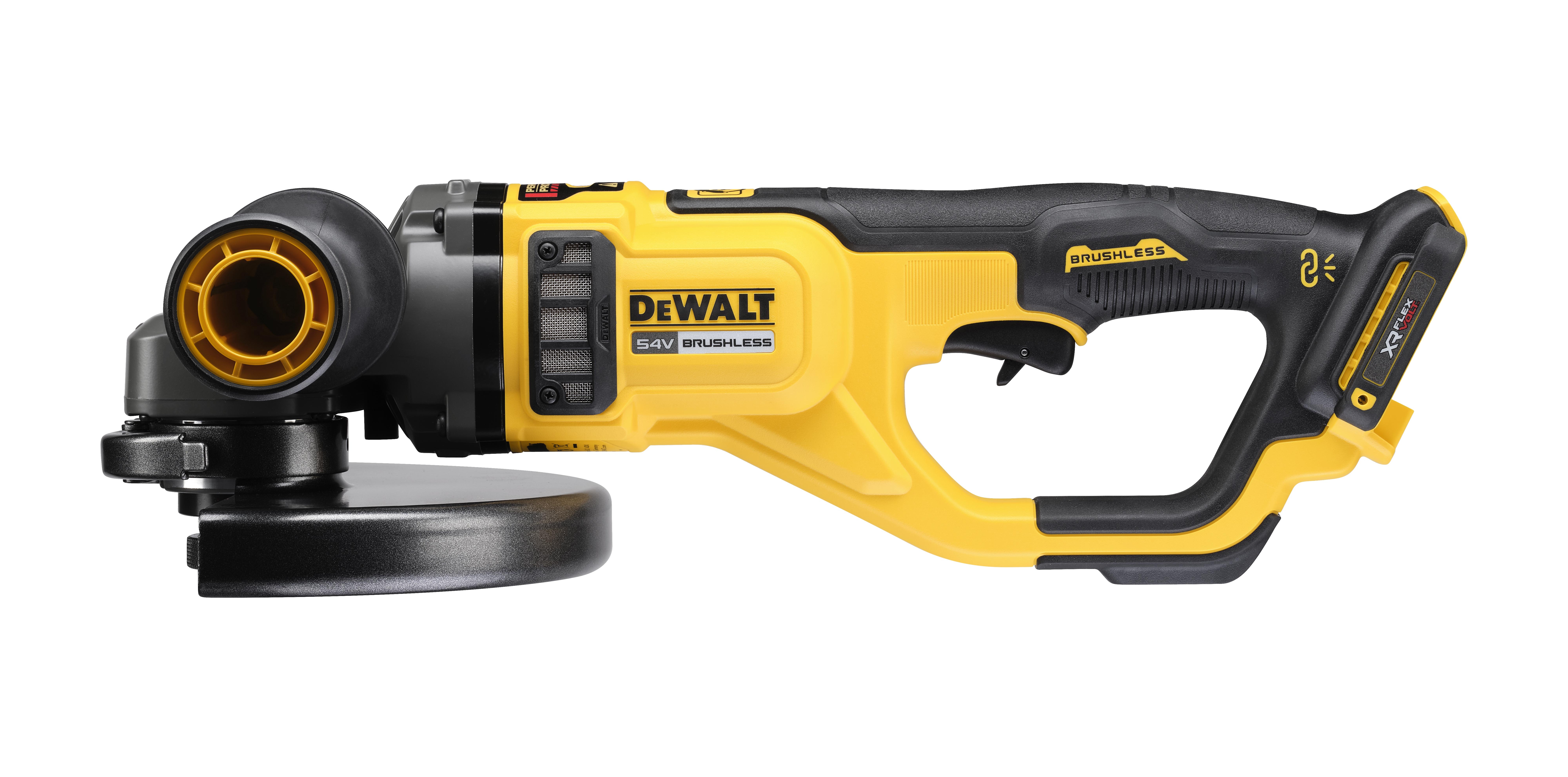 Dewalt DCG460NK-XJ,  Akku-Winkelschl. 230mm, 54V, Basisv., 54 Volt XR FLEXVOLT Akku-Winkelschleifer 230mm - Basisversion in Transportkoffer