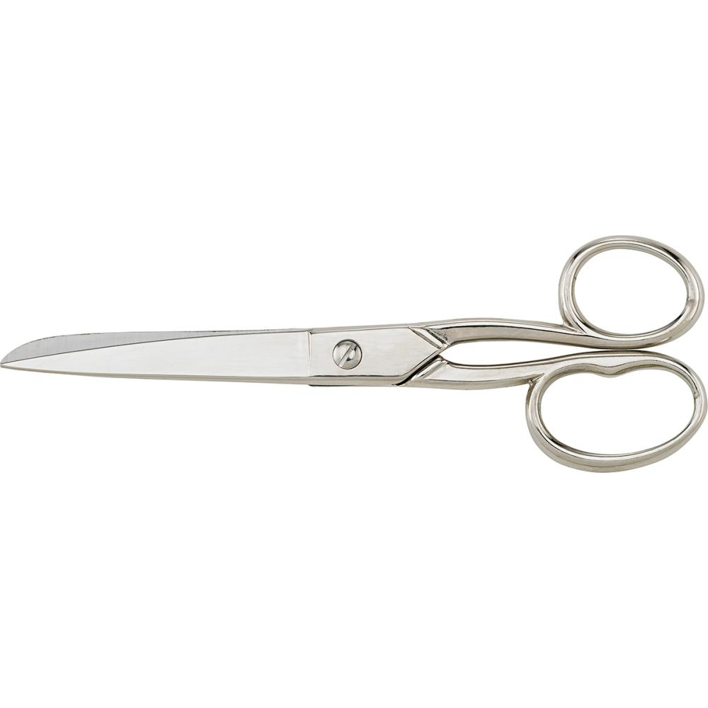 Allzweckschere 180mm vernickelt, 1 rundes und langes Griffauge KIESEL