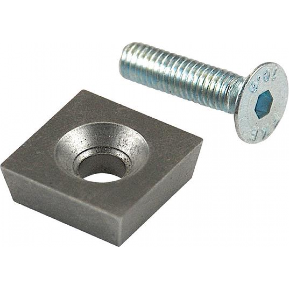 HM-Wendeplatte für Betonschaber HM Ersatzwendeplatten 16x16mm m. Schrauben