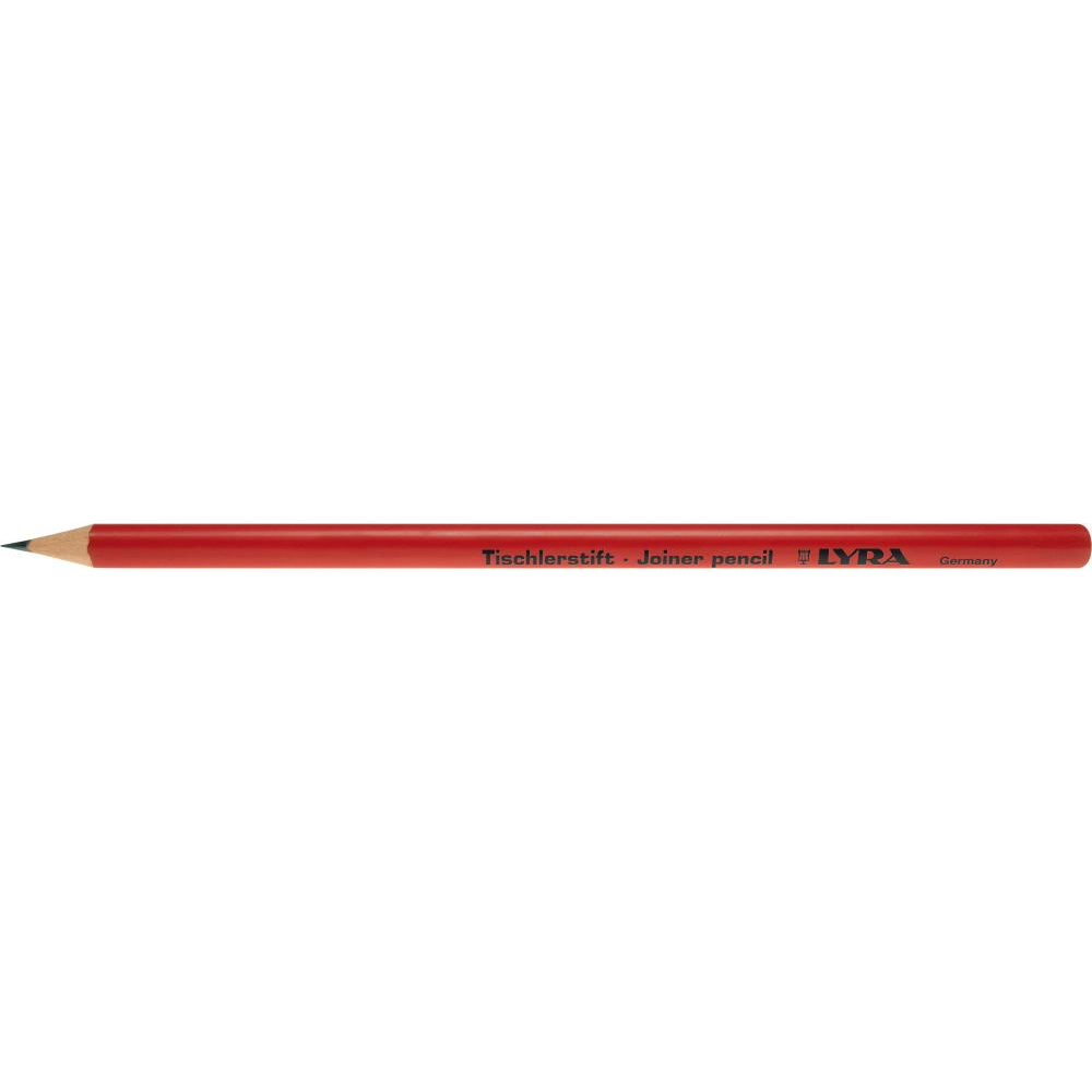 Tischlerbleistift 91T rund rot 17,5cm Lyra