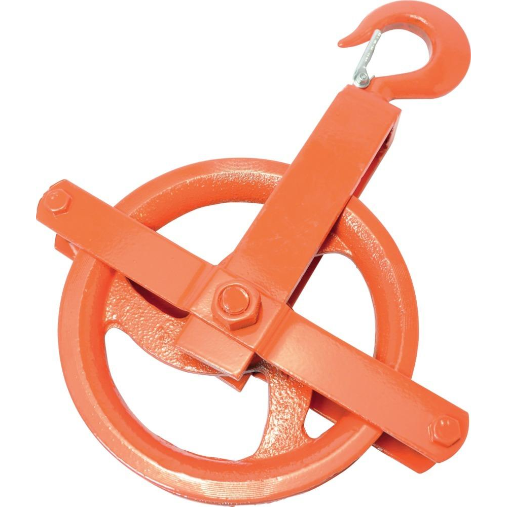 Klobenrad Ø 25,0 mm Stahl rot lackiert
