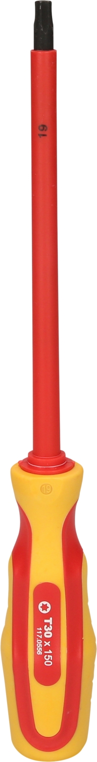 KSTOOLS Schraubendreher mit Schutzisolierung für Innen-Torx-Schrauben, T30