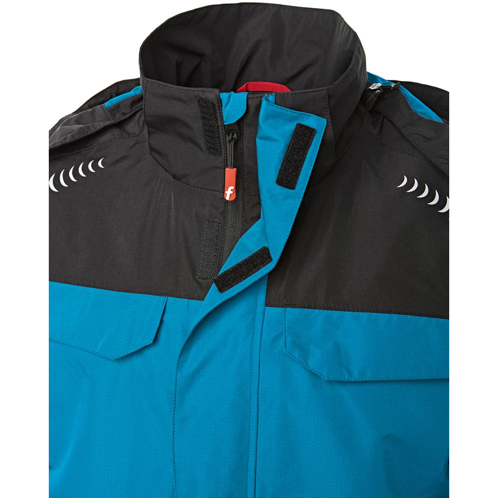 Regenjacke 2XL türkis/schwarz Fortis Elements