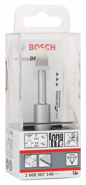 Bosch Diamanttrockenbohrer Easy Dry Best for Ceramic, 7 x 33 mm
