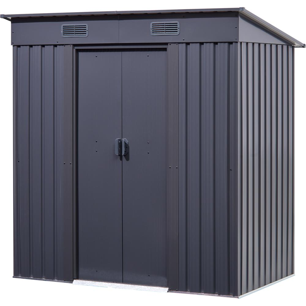 Gerätehaus mit Pultdach Gerätehausmit Pultdach195x 121 x 174/196 cm Bescha ffungsartikel