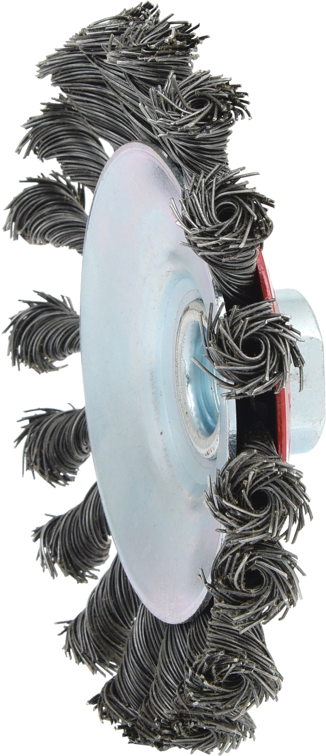 KSTOOLS Kegelform-Stahldrahtrundbürste 0,5mm, Ø 115mm