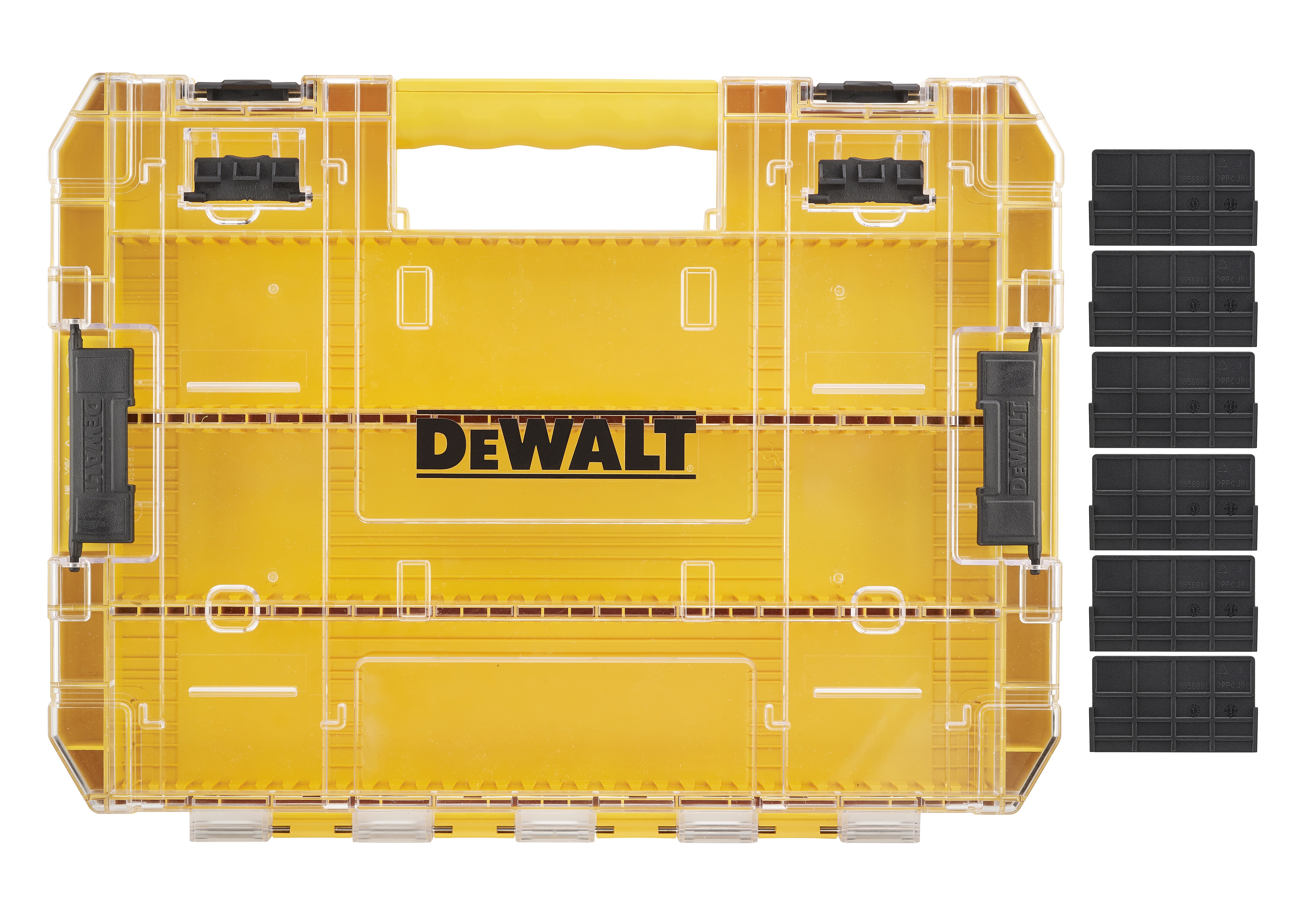 Dewalt DT70839-QZ,  Großer TOUGHCASE Koffer, leer, Großer TOUGHCASE™ Koffer inkl. Trennfächer, leer zum Nachfüllen, Versandeinheit: 5 Stück