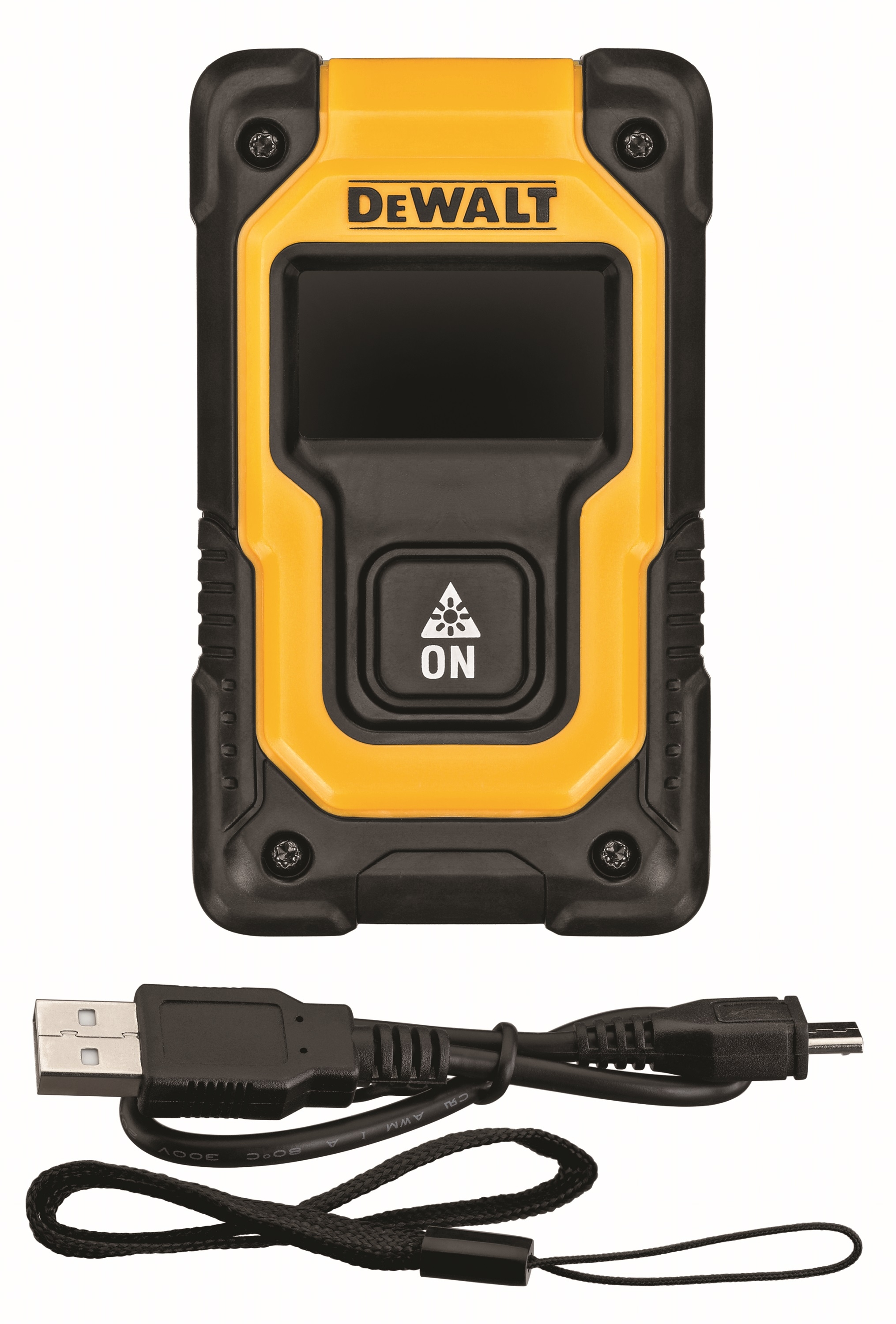 Dewalt DW055PL-XJ,  Entfernungsmesser bis 16m, Laserentfernungsmesser im Taschenformat bis 16m mit Ein-Knopf-Klick-Messung und USB-Anschluss, bis zu 1000 Messungen