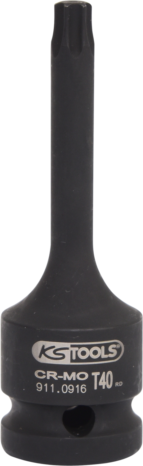 KSTOOLS 1/2" Kraft-Bit-Stecknuss Torx, lang, T40