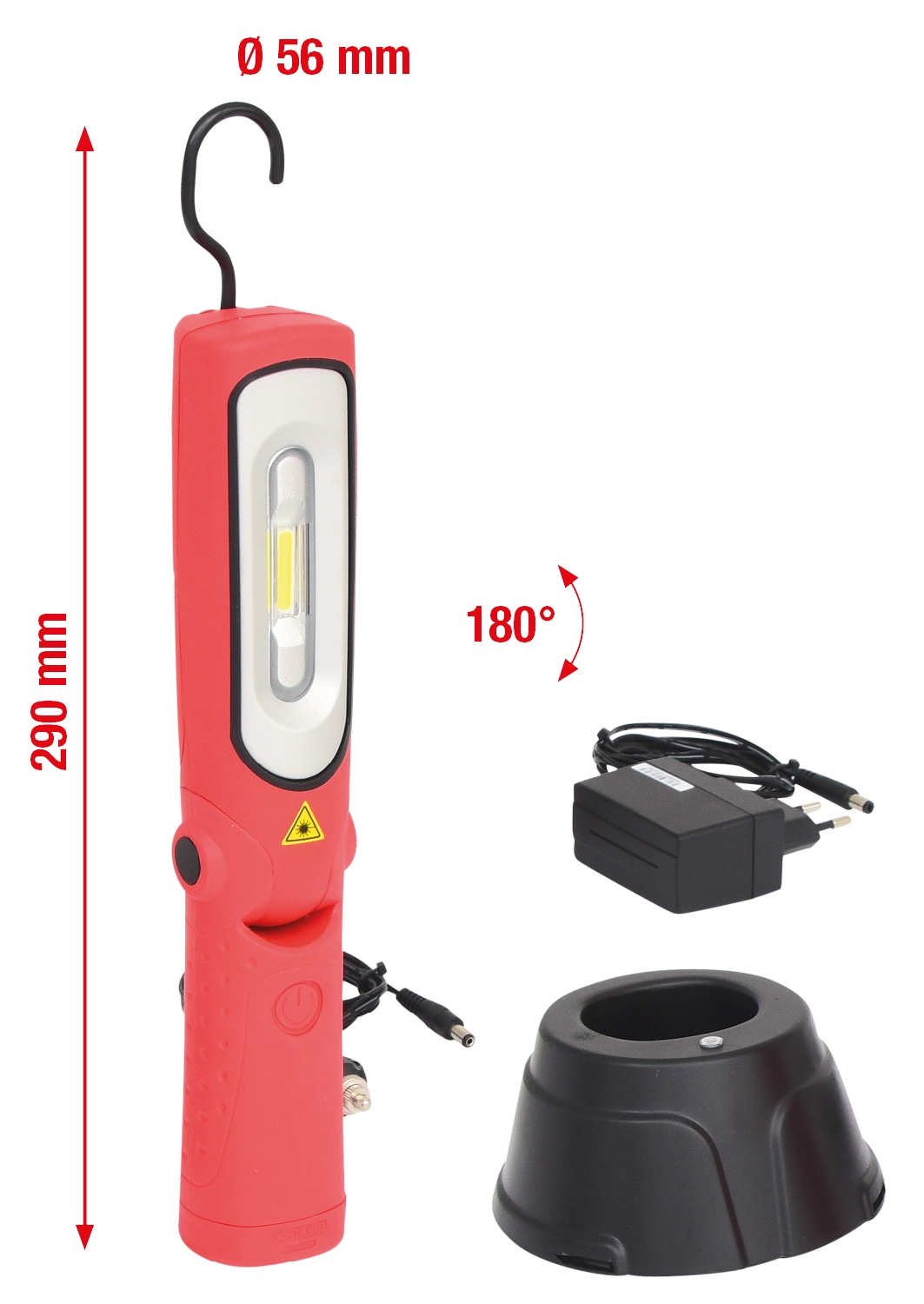 KSTOOLS perfectLight Handlampe 420 Lumen, knickbar