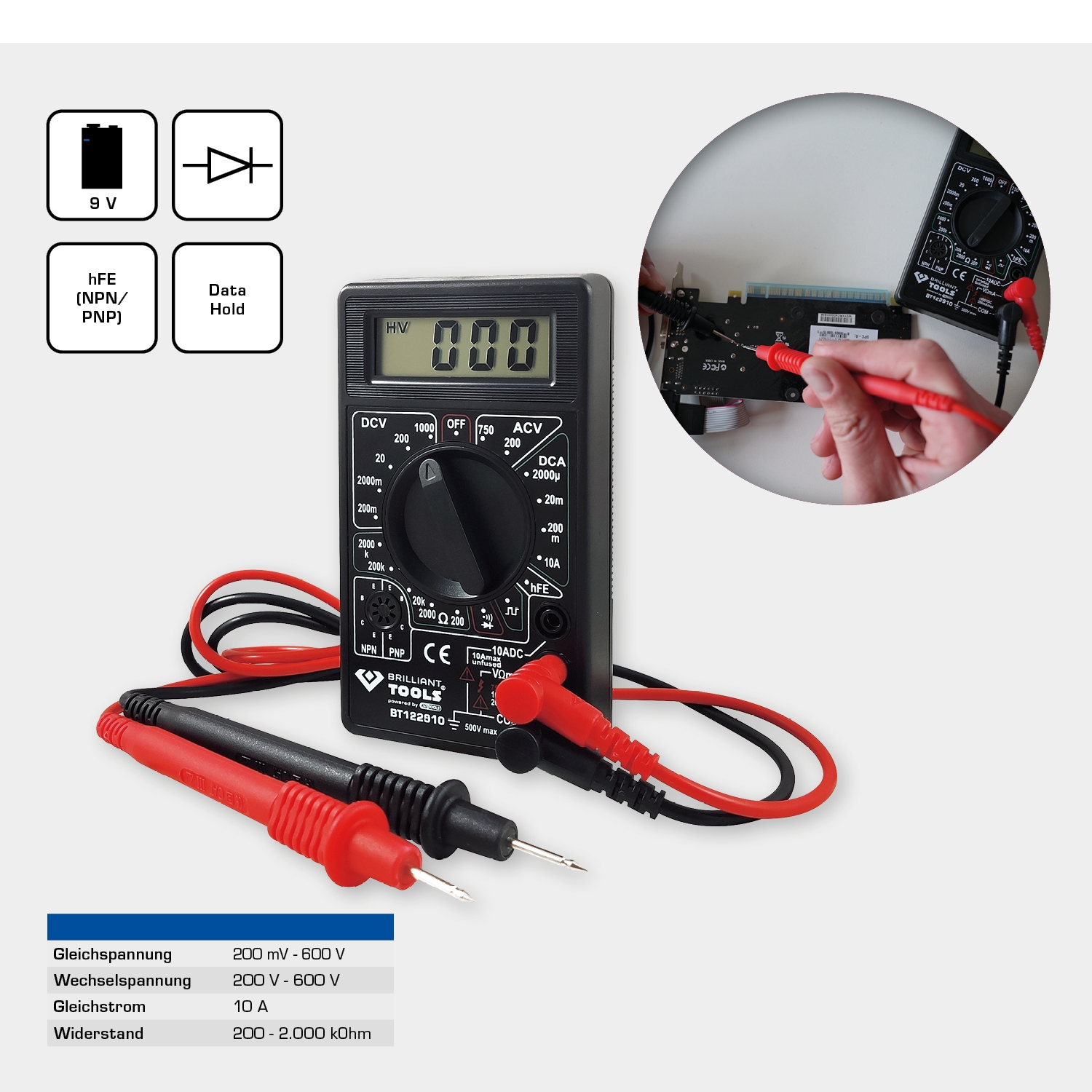 Brilliant Tools  Digital-Multimeter