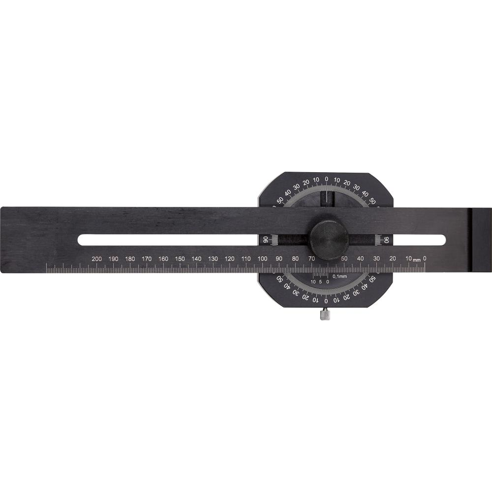 Präzisions-Streichmaß, mit Gradmesser Präzisions-Streichmass 200mm FORTIS