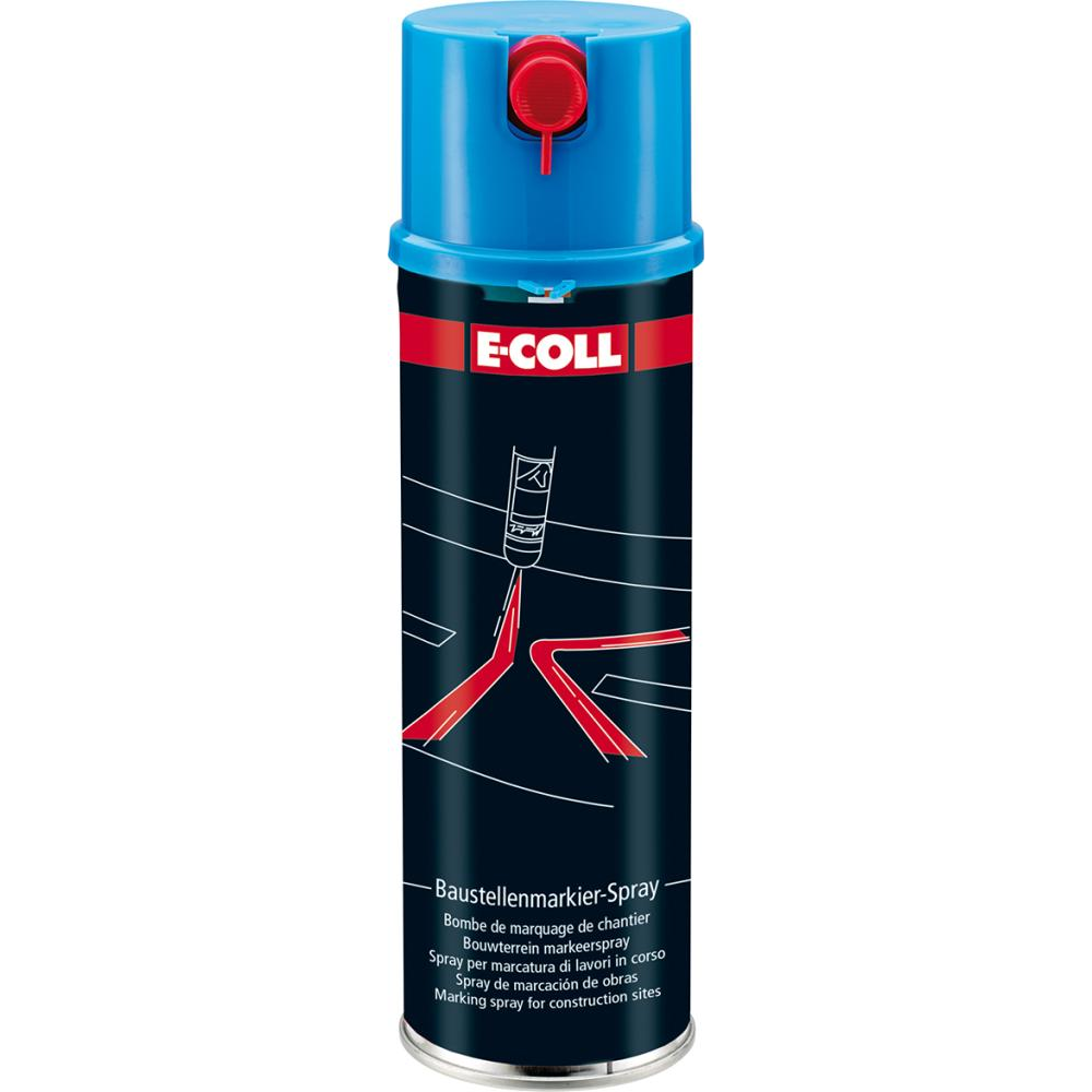 Baustellenmarkierspray 500ml blau E-COLL