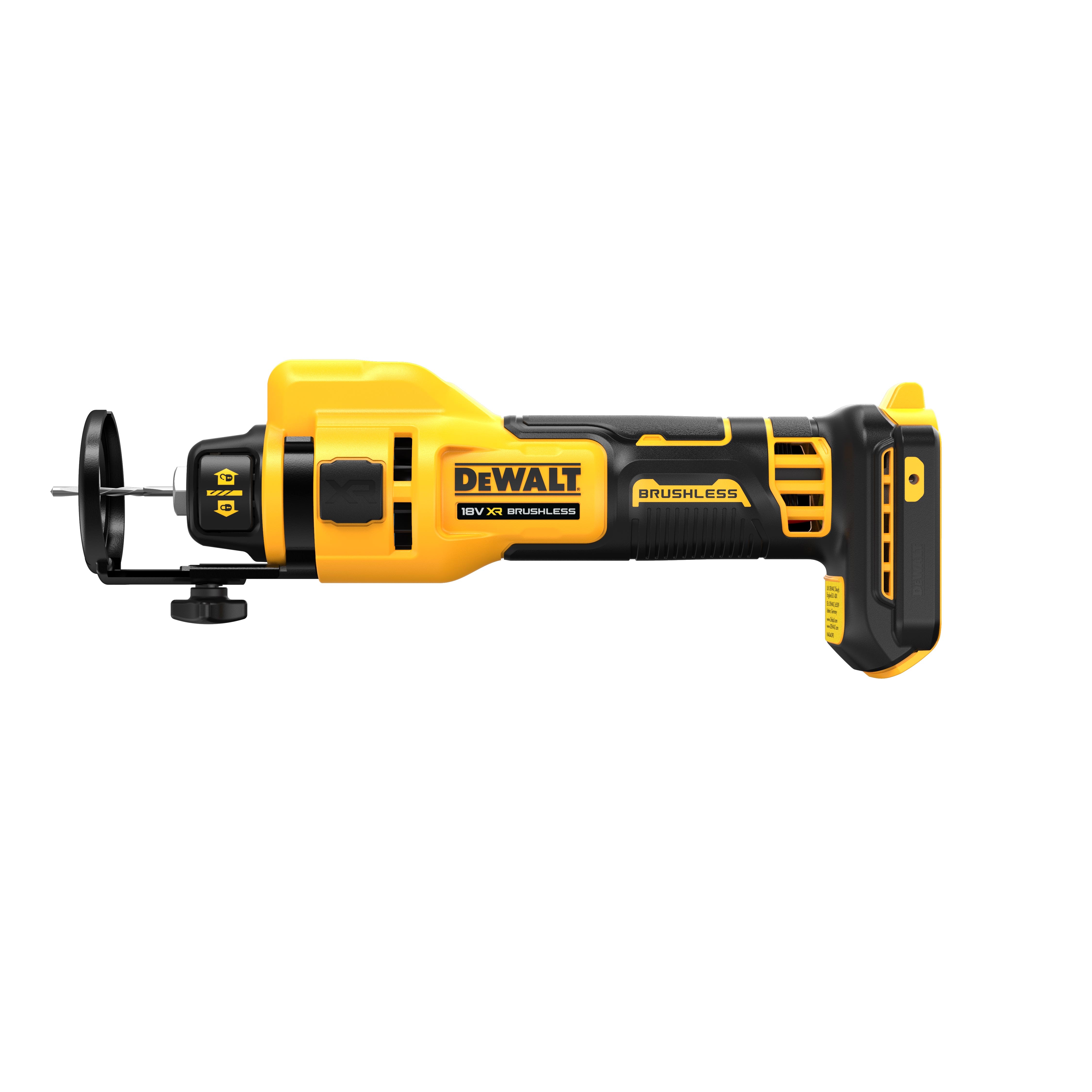 Dewalt DCE555N-XJ,  Akku-Trockenbaufraese, 18V, Basisv., 18 Volt Akku-Trockenbaufräse (bürstenlos) - Basisversion