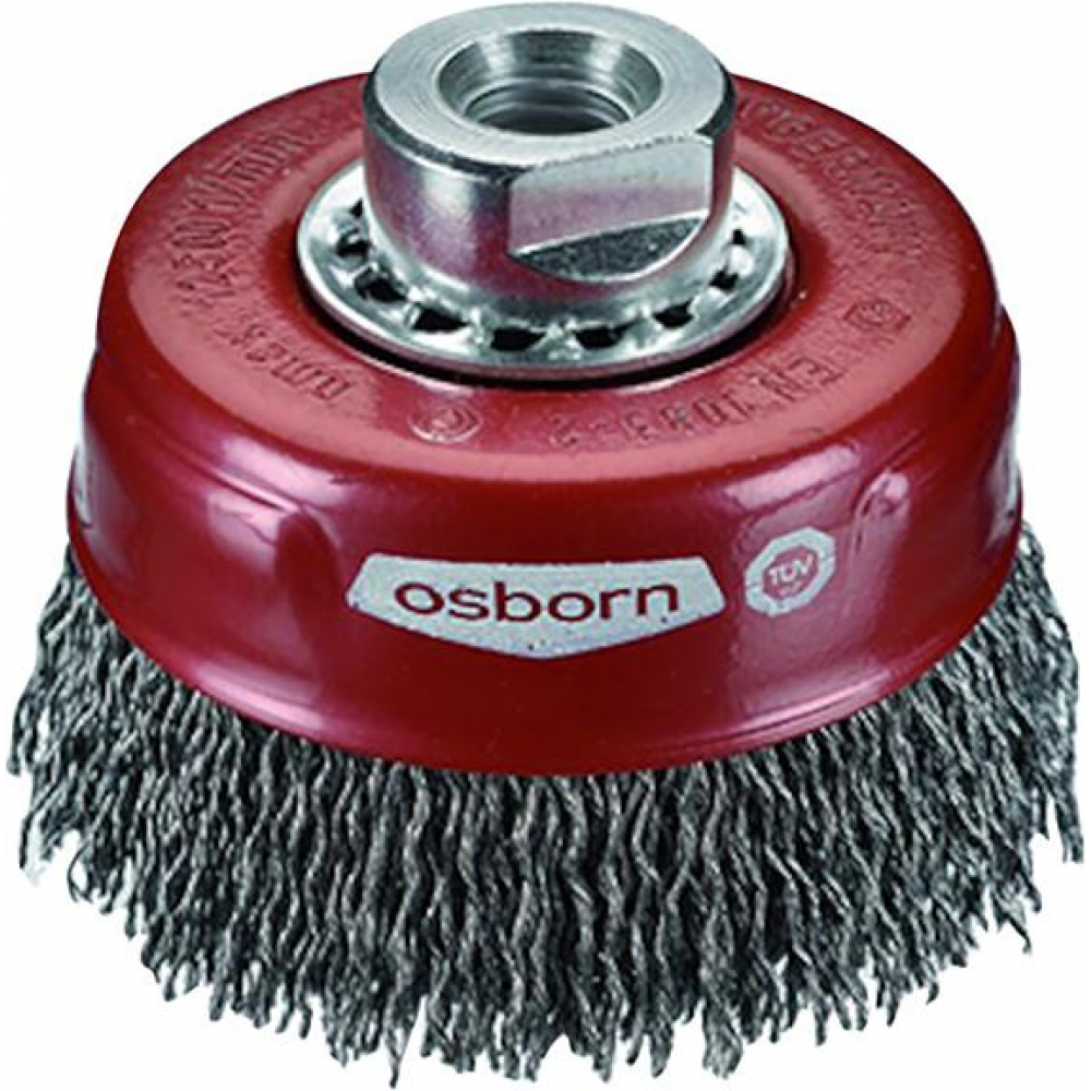 Topfbürste Xtreme Stahl 60x0,3mm gewellt Osborn