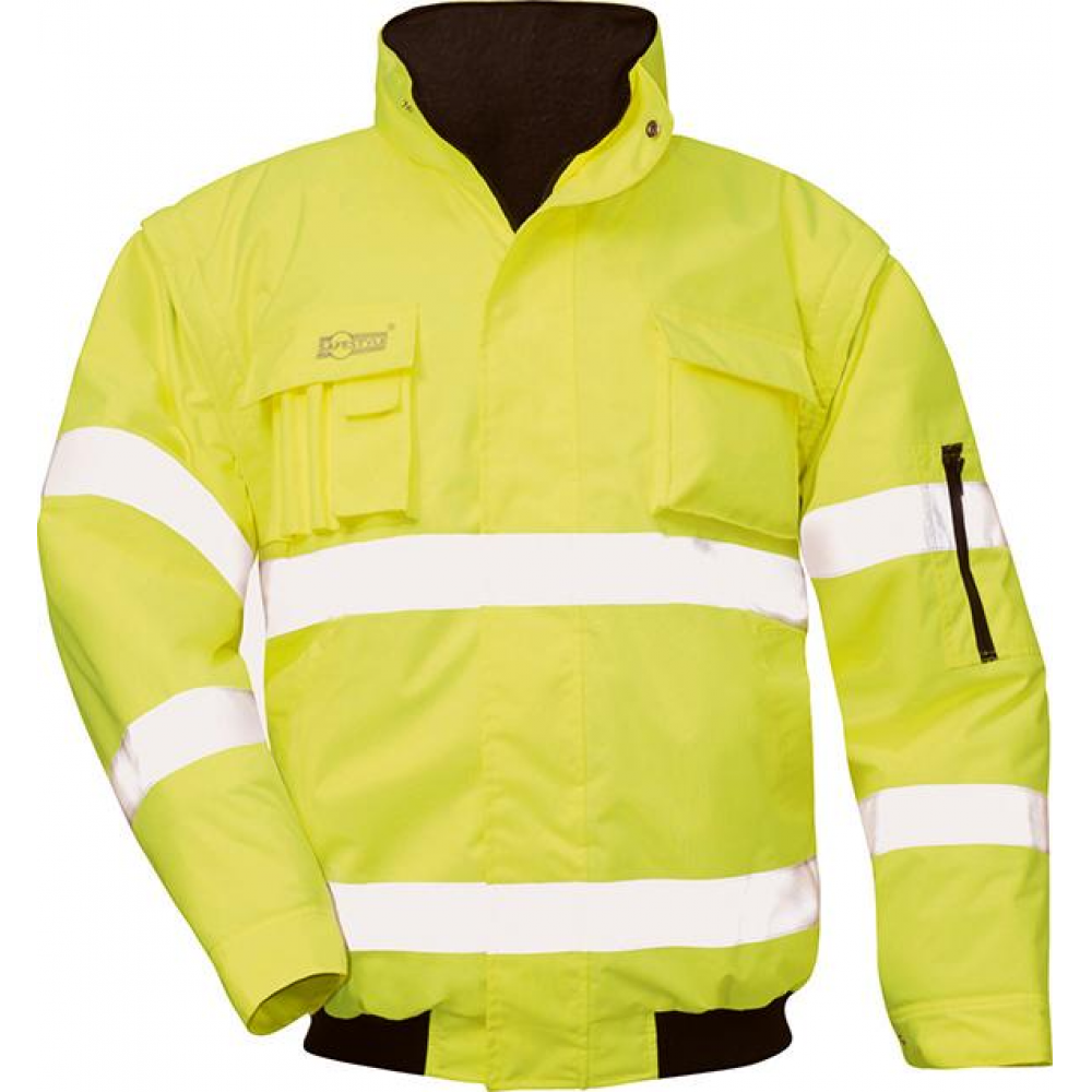 Warnschutz-Pilotenjacken TOM und ROLAND Warnpilotenjacke Gr, 3XL. gelb