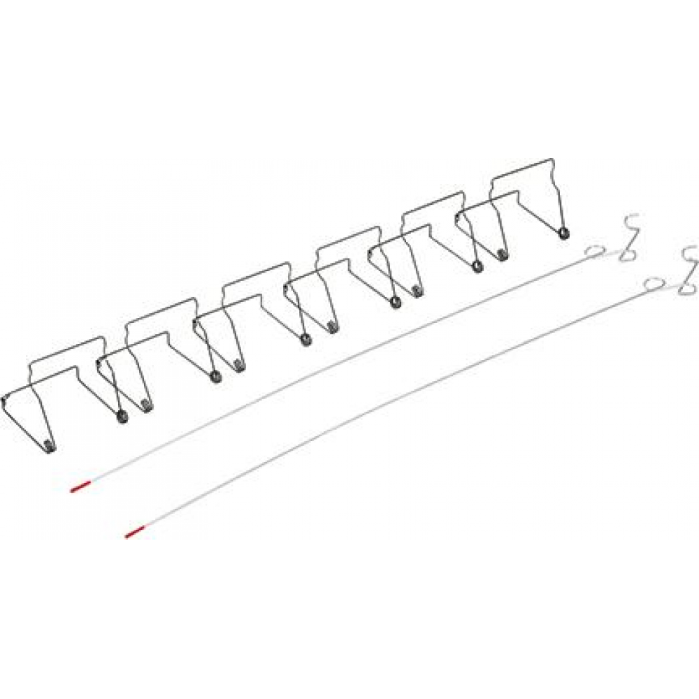 Staubschutztür und -wand, mit Klemmset Starter-Klemm-Set zur / -