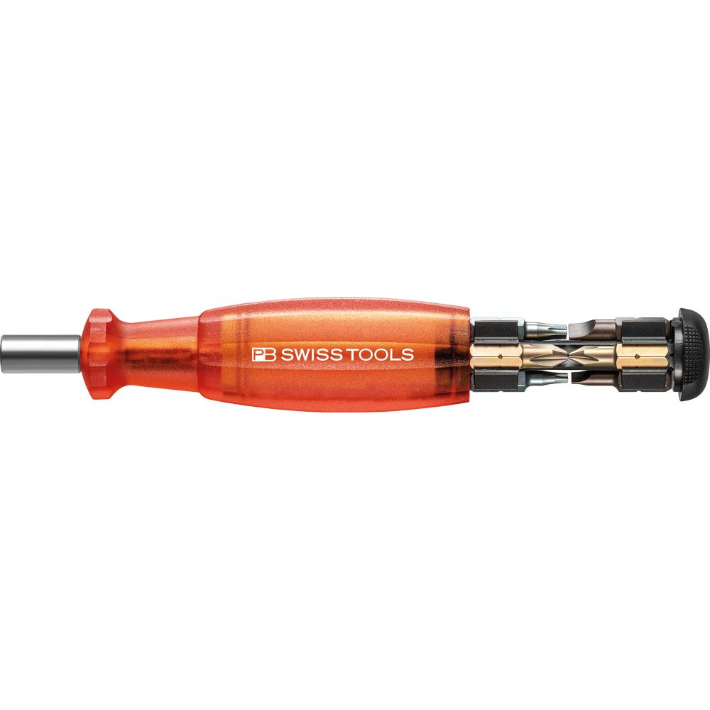 Bit-Magazinhalter Insider, Nr. PB 6464 Magazin-Bithalter rot 8-teilig Schlitz, PH, TX Swiss Tools