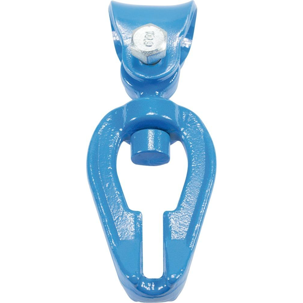 Seilgleitbügel 7/8 GK10 drehbar vergüteter Stahl blau
