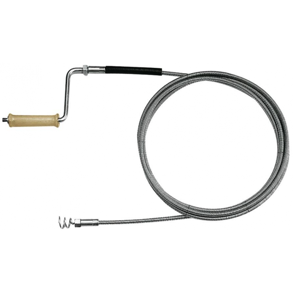 Rohrreinigungswelle mit Bohrkopf (Schlammbohrer) 12 mm x 7,5m E+R