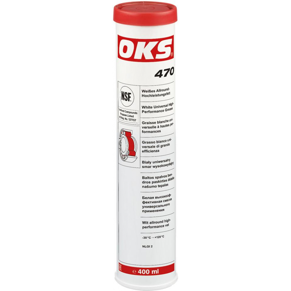 OKS 470 Weißes Allround-Hochleistungsfett Allround-Hochl.- Fett 400 ml