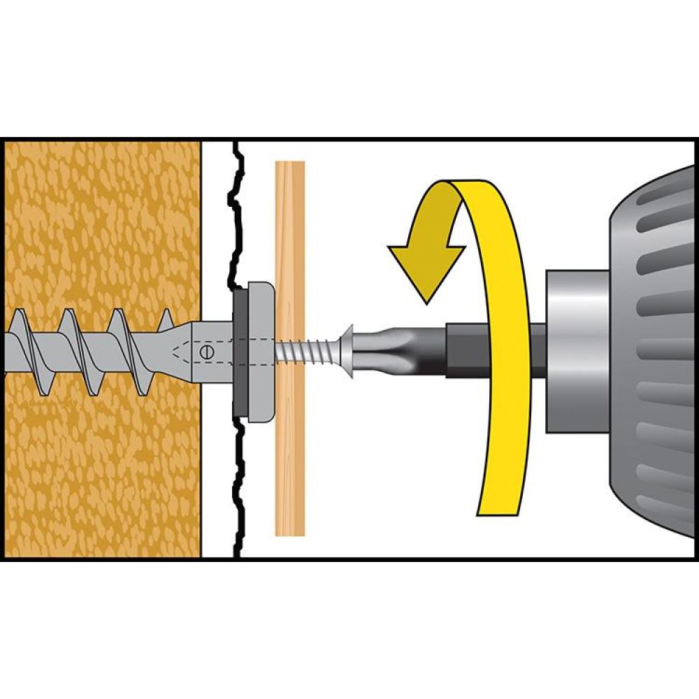 Isolierplattenschraube IPS-H 55 Signalweiß RAL 9003 CELO