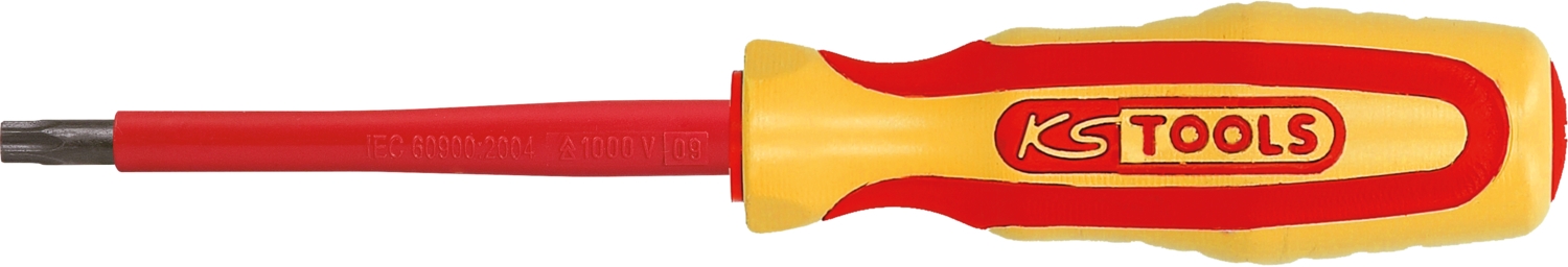 KSTOOLS Schraubendreher mit Schutzisolierung für Innen-Torx-Schrauben, T30