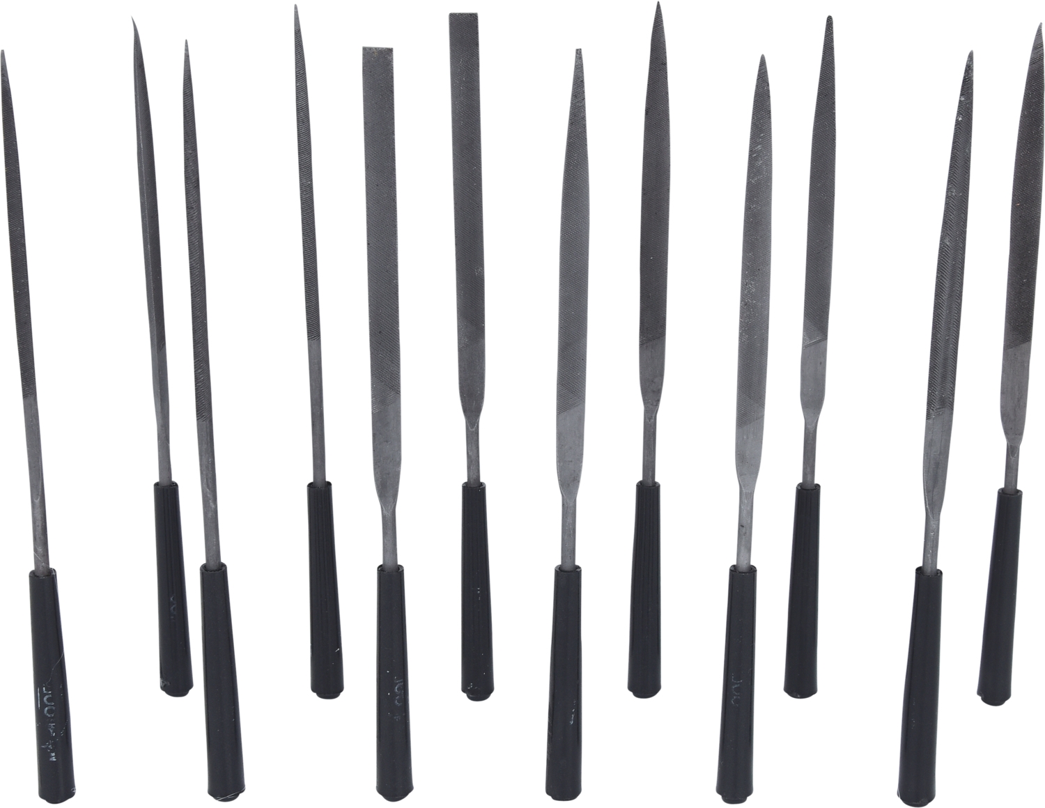 KSTOOLS Nadelfeilen-Satz mit Kunststoffheft, 12-tlg