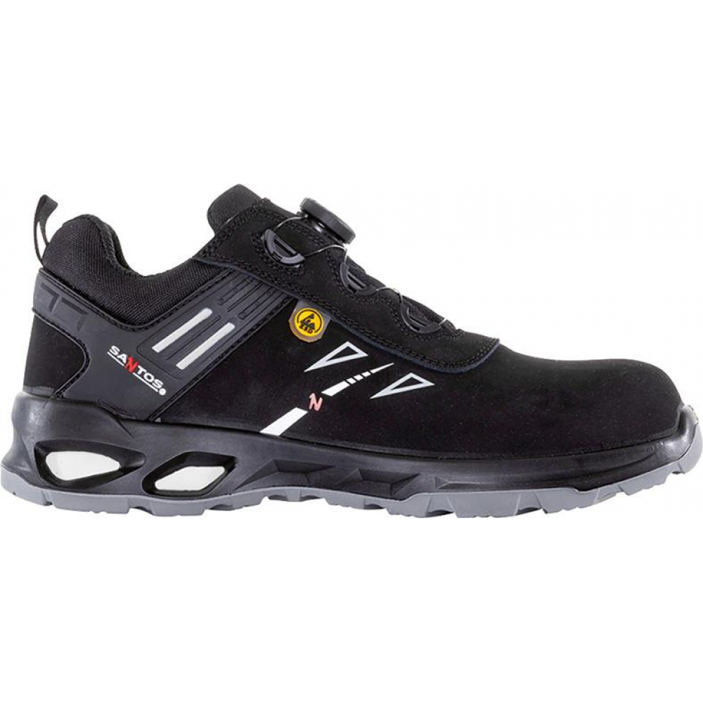 Sicherheitshalbschuh S51 Fast Ergo, S3S SR ESD Halbschuh S3 Gr 45. SANTOS