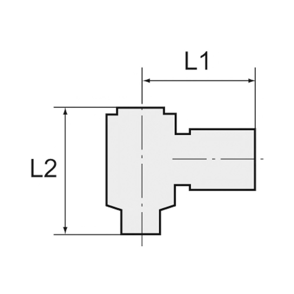Drosselrückschlagventil, Anschlussgewinde zylindrisch, Abluftdrosselung, Winkelform Blaue Serie Abluftd, G1/2 a Schlauch-. 10 RIEGLER