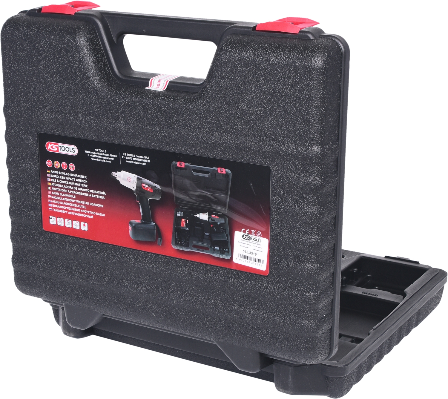KSTOOLS 1/2" Akku-Schlag-Schrauber, 402Nm, 2.000 U/min 18V, ohne Akku und Ladegerät