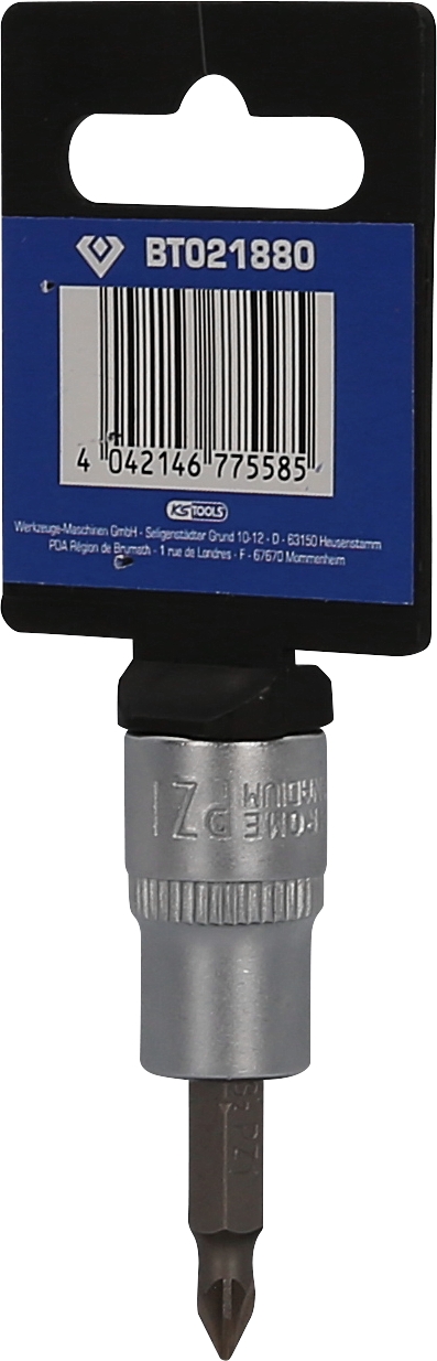 Brilliant Tools  3/8" PZ Kreuzschlitz Bit-Stecknuss, PZ1