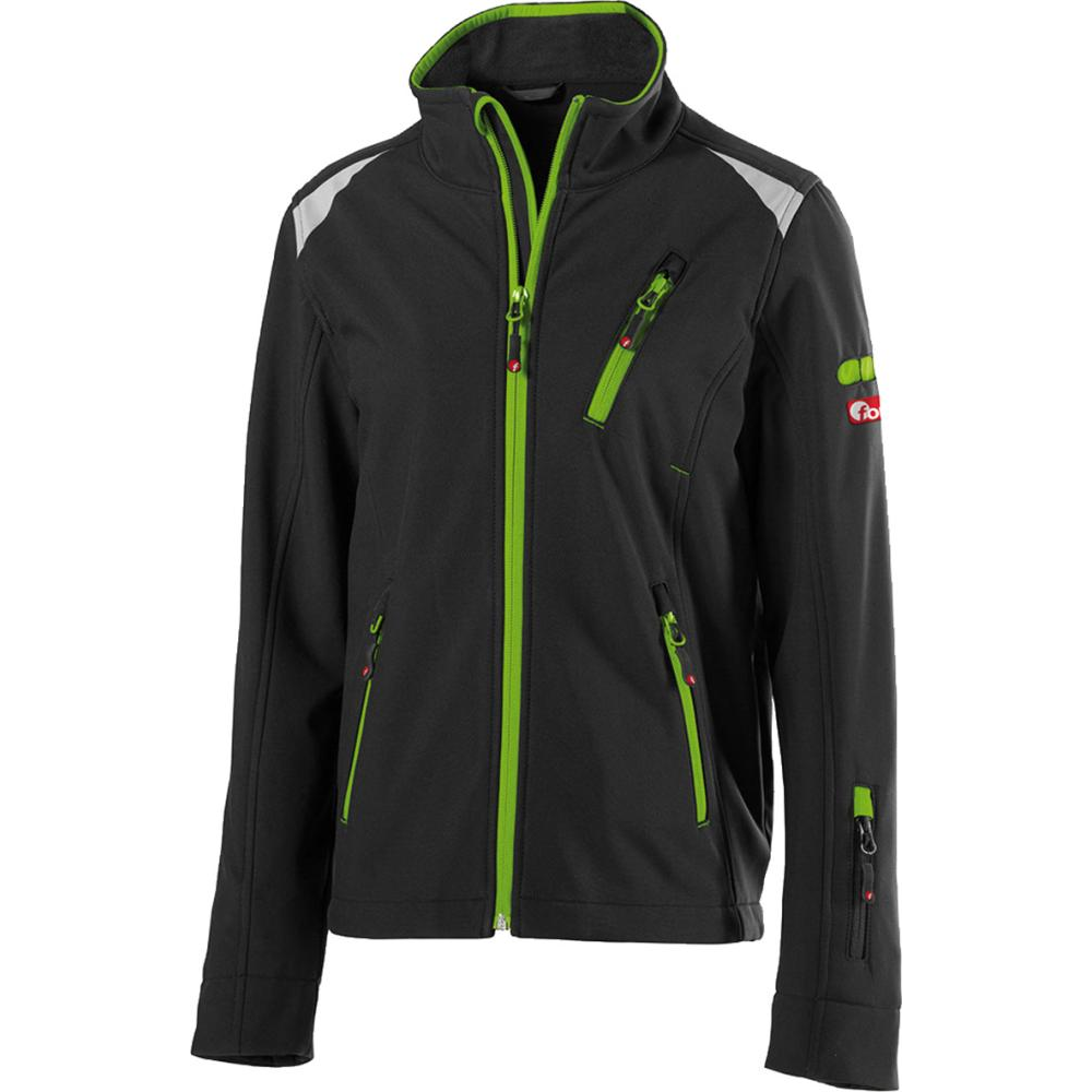 Kids Jacke Gr.134-140 schwarz limegreen FORTIScke 24, /limegreen,Gr134-140