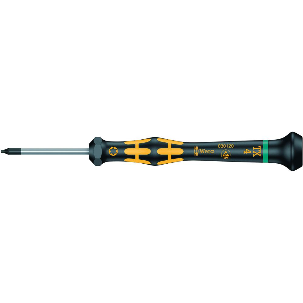 ESD-Elektronik-Schraubendreher für Innen-TORX-Schrauben, Nr. 1567 Elektronik- Schraubendreher ESD T4x40mm Wera