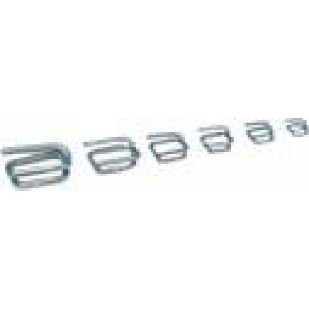 Klemme für Polyesterband Klemmen PES-Band 16mm, Karton a 1000 Stk