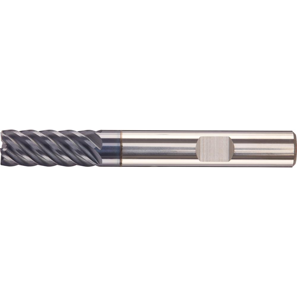 VHM-Schaftfräser, Al Ti N+ Schaftfräser lang VHM Z6 45Grad Schaft HB 6,0mm FORTIS