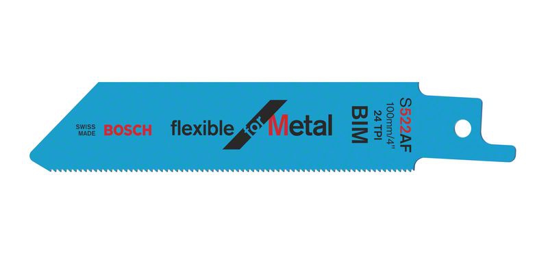 Bosch Säbelsägeblatt S 522 AF, Flexible for Metal, 2er-Pack