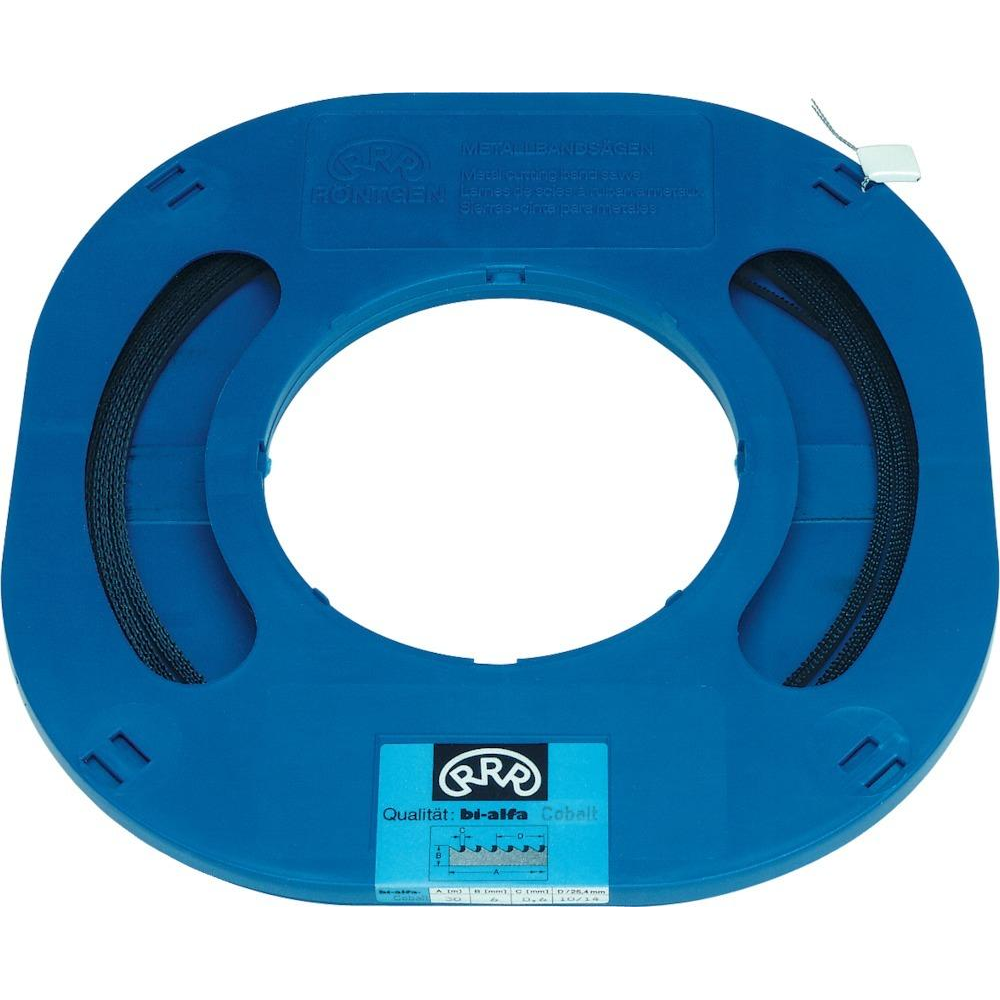 Bimetallsägeband, bi-alfa Cobalt M42 Sägebandr. Bi 15M 13x0,60mm 10-14Z/"Röntgen