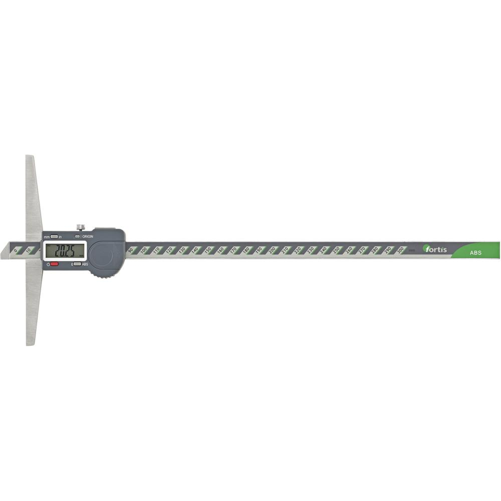 Digital-Tiefenmessschieber Tiefenmessschieber 300/0,01mm FORTIS