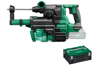 HIKOKI DH1826DA(Basic) (HSC II) + Absaugung (HSC II), 36V Akku Bohr- & Meißelhammer(Brushless), ohne Akku, ohne Ladegerät