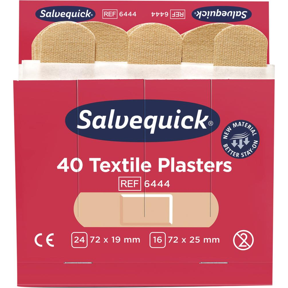 Nachfüllpackungen Salvequick 6x40PTextil