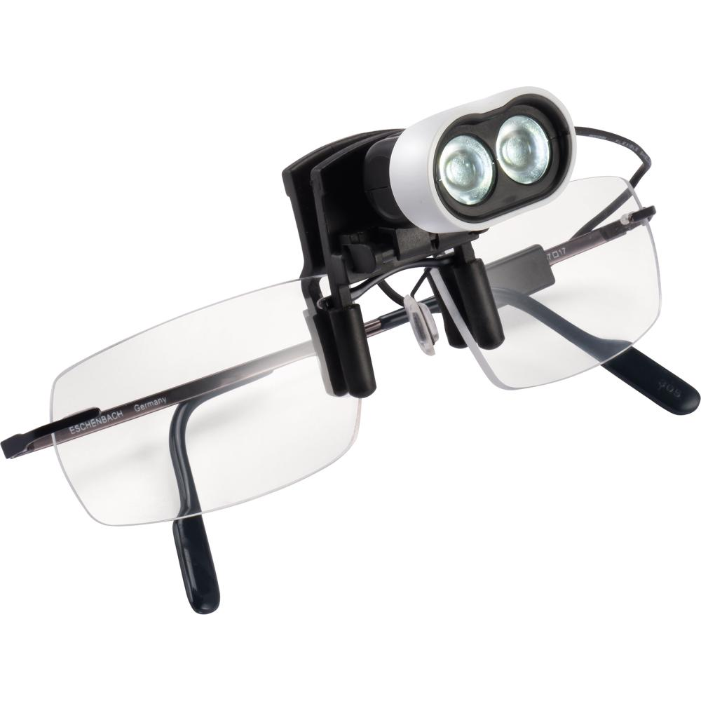 headlight-LED mit Clip für Brillenträger Brille Max Detail ESCHENBACH