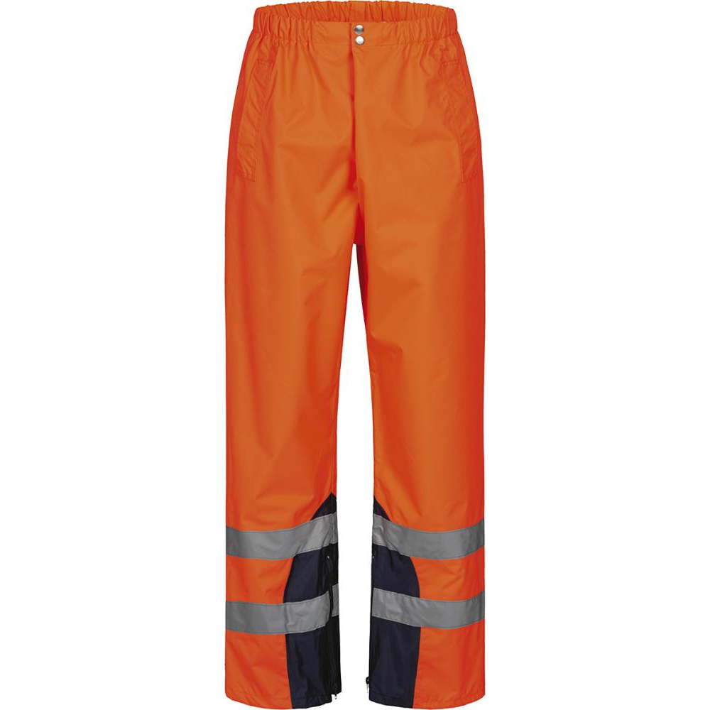 Warnschutz-Regenbundhose RENZ und MATULA Warnregenbundhose Gr, M. orange