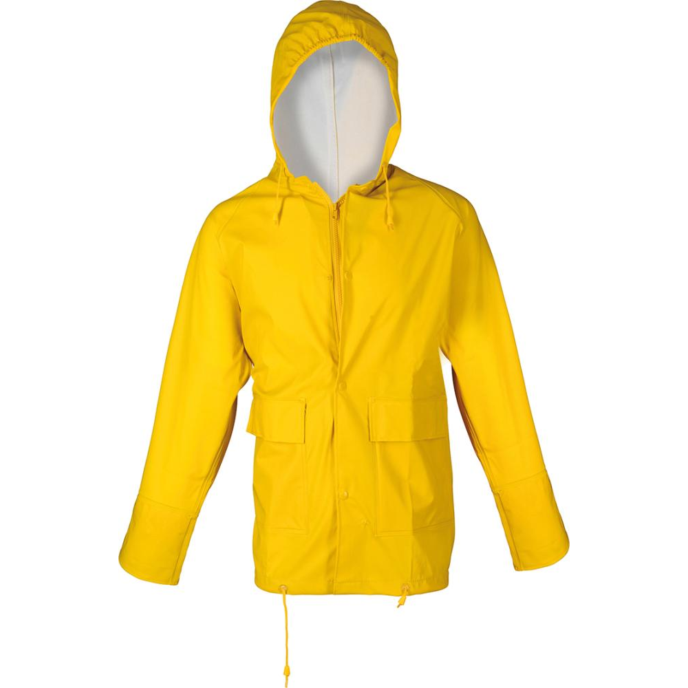 Stretch-Regenschutzjacke Jacke, PU-Stretch, Gr. 4/62-64, gelb