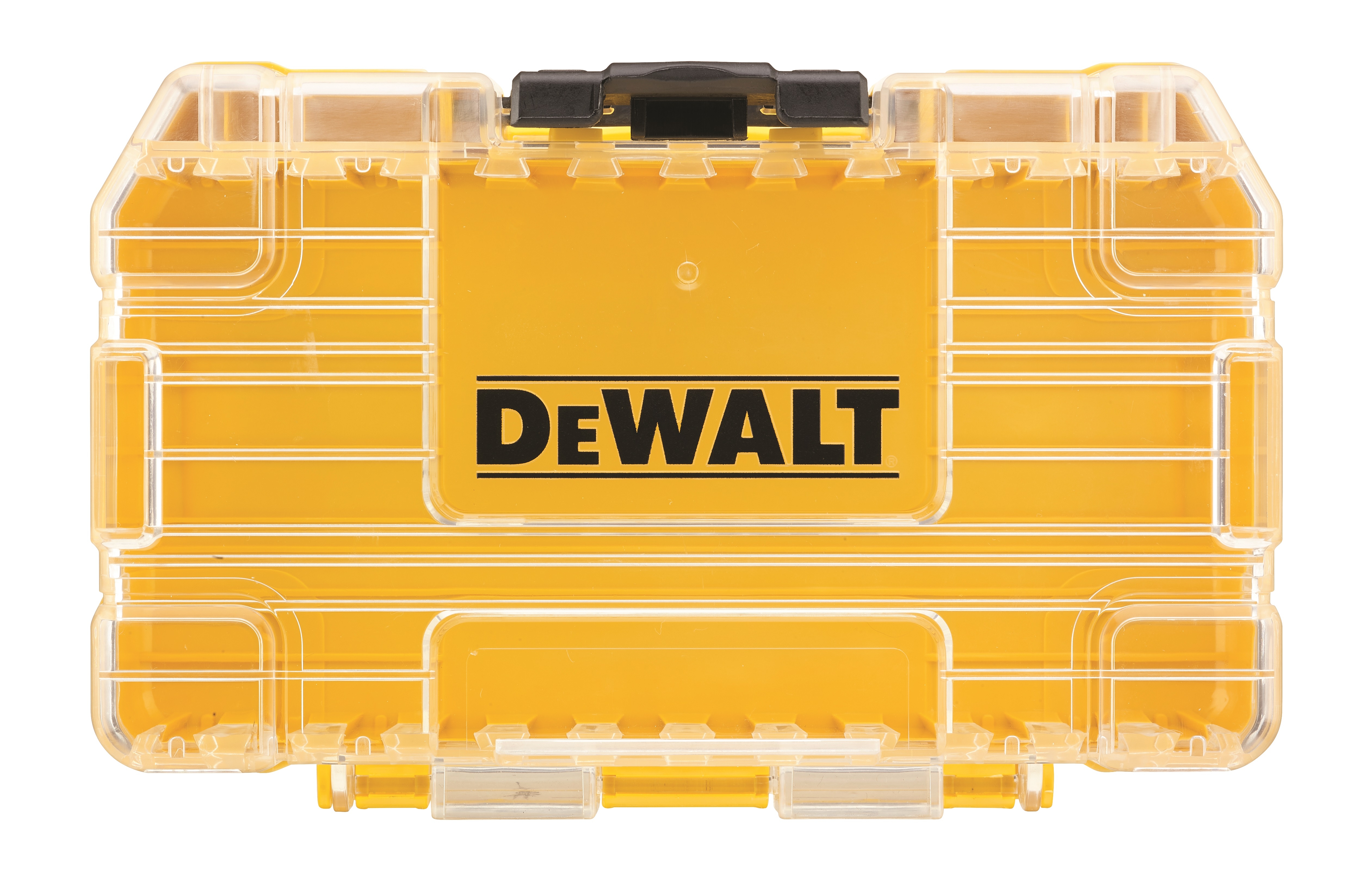 Dewalt DT70801-QZ,  Kleiner TOUGHCASE Koffer, leer, Kleiner TOUGHCASE™ Koffer inkl. Schüttbox und Halterungen für 25 mm und 57 mm Schrauberbits, leer zum Nachfüllen, Versandeinheit: 5 Stück