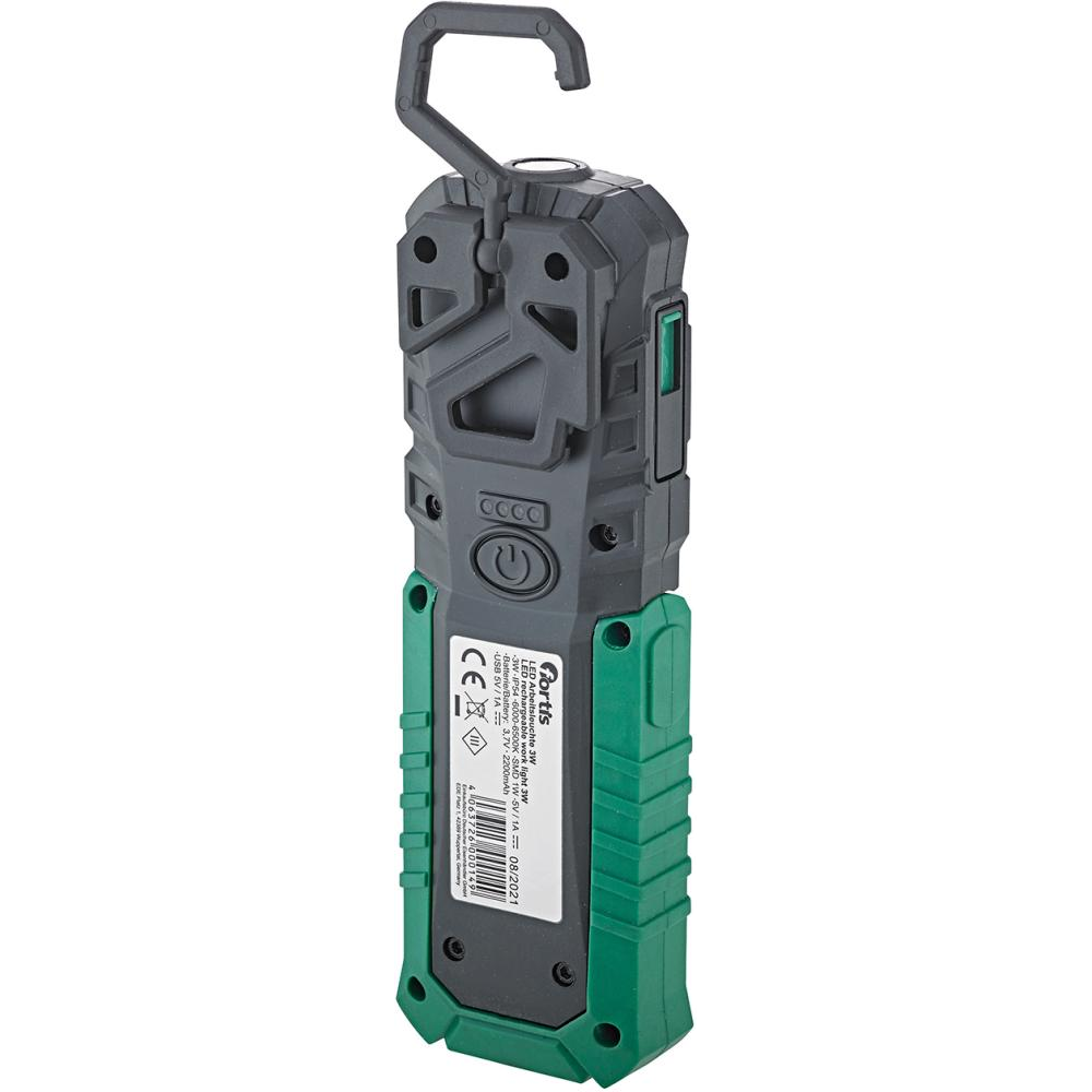 Akku-LED-Arbeitsleuchte LED Akku-Handleuchte 3 Watt FORTIS