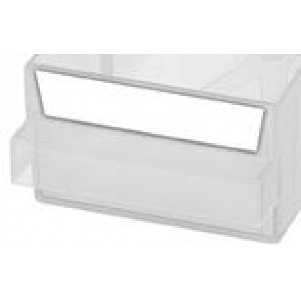 Etiketten für Schubladen Serie 250 Schublade Typ 250-01 weiß Satz = 24 Stück